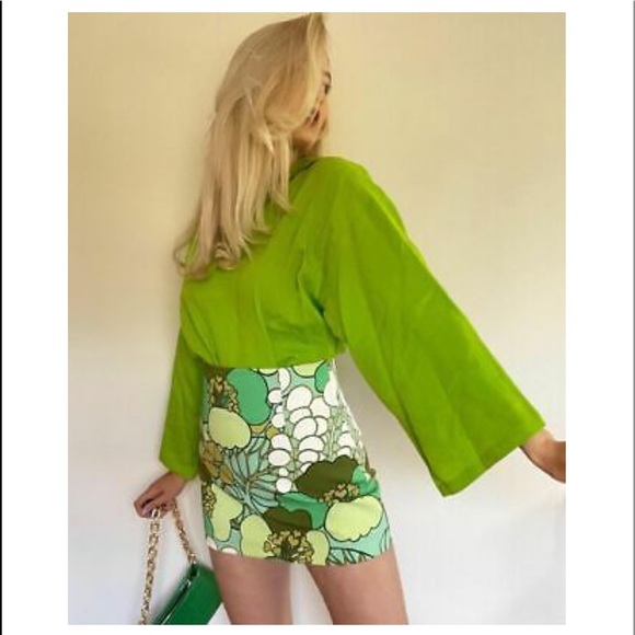 💚 Zara Green Oversized Linen Blend Shirt 💚 - Picture 8 of 14